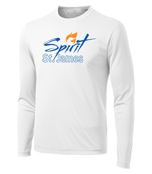 St. James Adult Dri-Fit Long Sleeve with Printed Logo