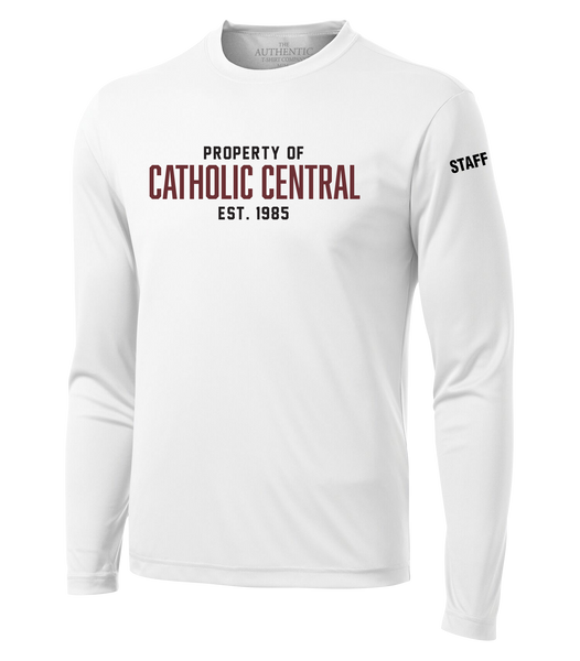 Catholic Central Adult Dri-Fit Long Sleeve with Printed Logo