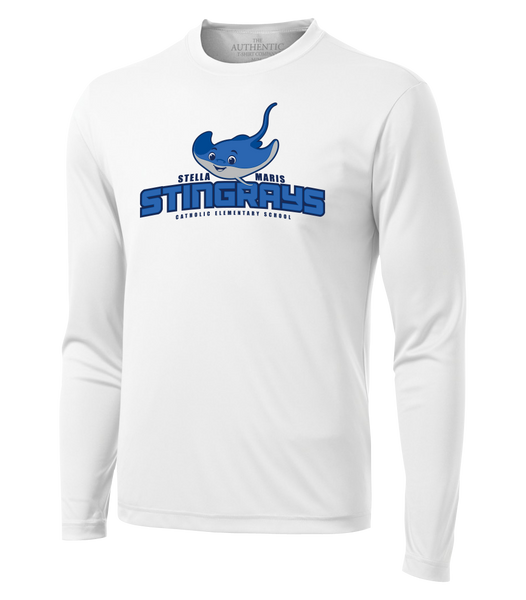 Stella Maris Stingrays Youth Dri-Fit Long Sleeve with Printed Logo