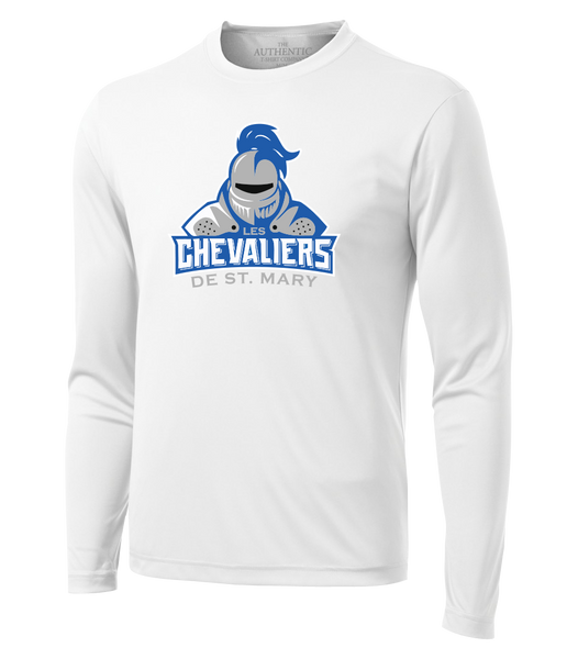 Les Chevaliers De St. Mary Adult Dri-Fit Long Sleeve with Printed Logo