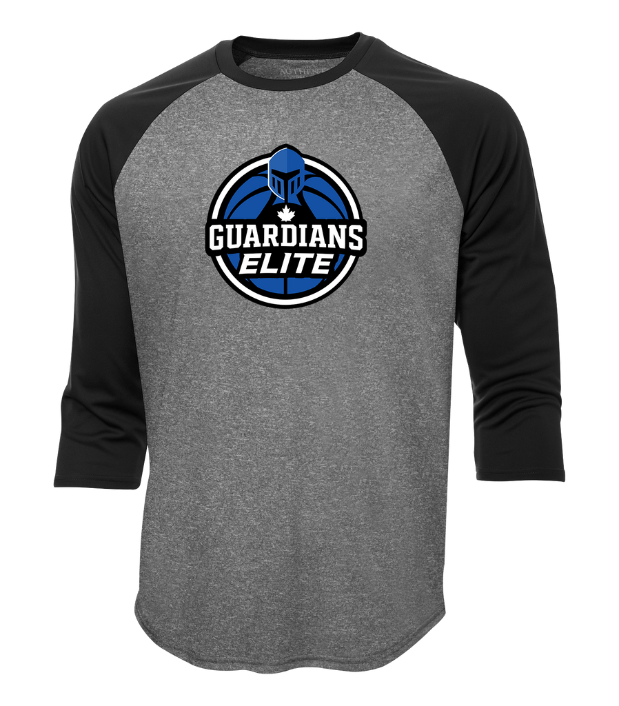 Lasalle Guardians Elite Adult Two Toned Baseball T-Shirt with Printed Logo