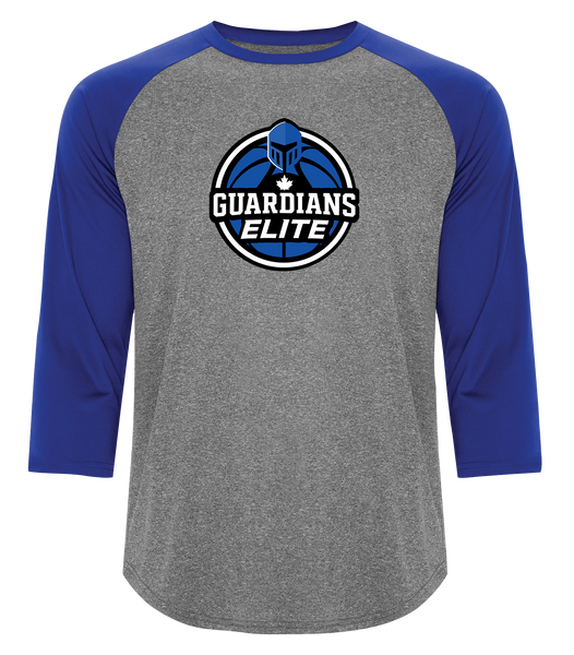 Lasalle Guardians Elite Youth Two Toned Baseball T-Shirt with Printed Logo