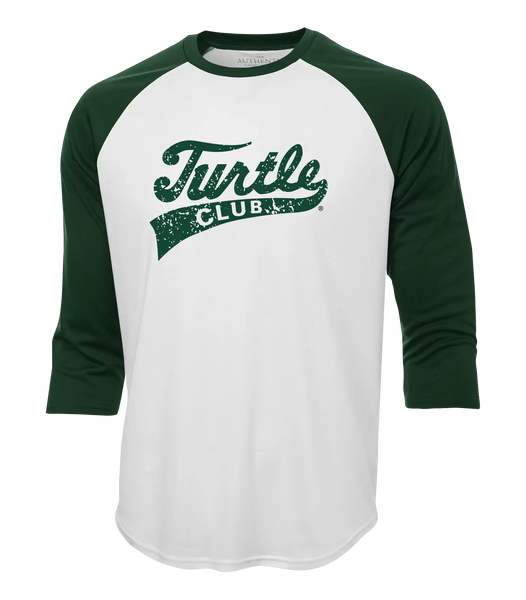Turtle Club Adult Dri-Fit Baseball Tee