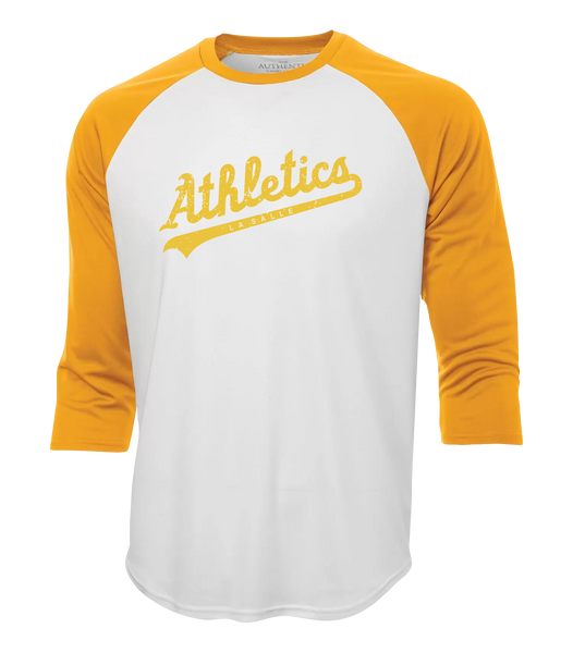 LaSalle Athletics Adult Dri-Fit Baseball Tee with Printed Logo