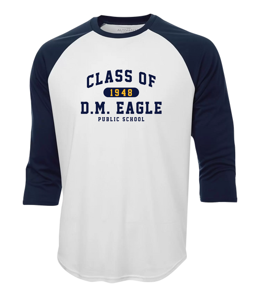 DM Eagle Alumni Youth Dri-Fit Baseball Tee with Printed Logo