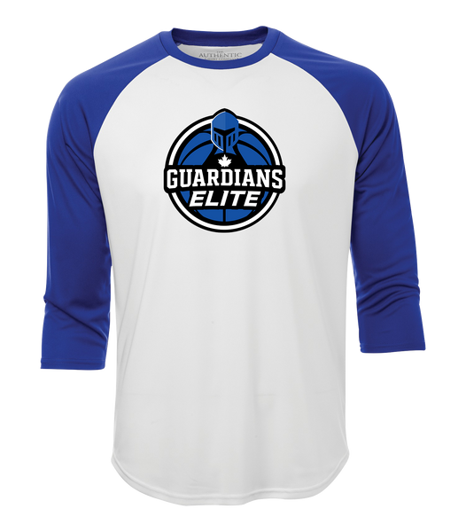 Lasalle Guardians Elite Youth Two Toned Baseball T-Shirt with Printed Logo