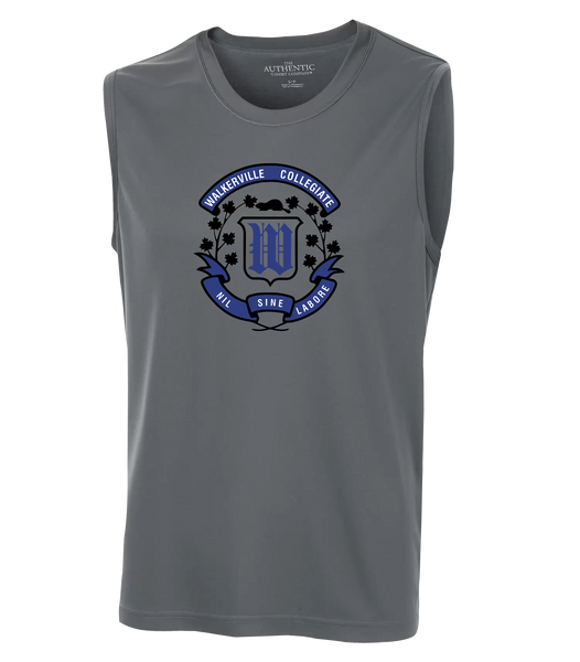 Walkerville Collegiate Institute Adult Sleeveless Tee with Printed Logo