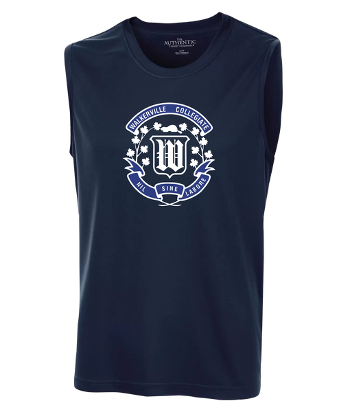 Walkerville Collegiate Institute Adult Sleeveless Tee with Printed Logo