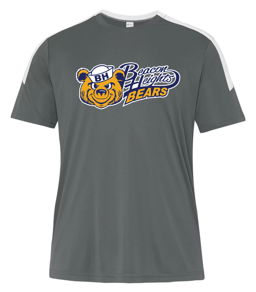 Beacon Heights Bears Youth Pro-Club T-Shirt with Printed Logo