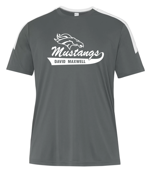 Mustangs Youth Pro-Club T-Shirt with Printed Logo