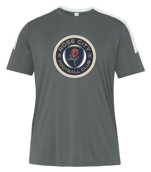 Rose City Football Club Adult Pro-Club T-Shirt with Printed Logo