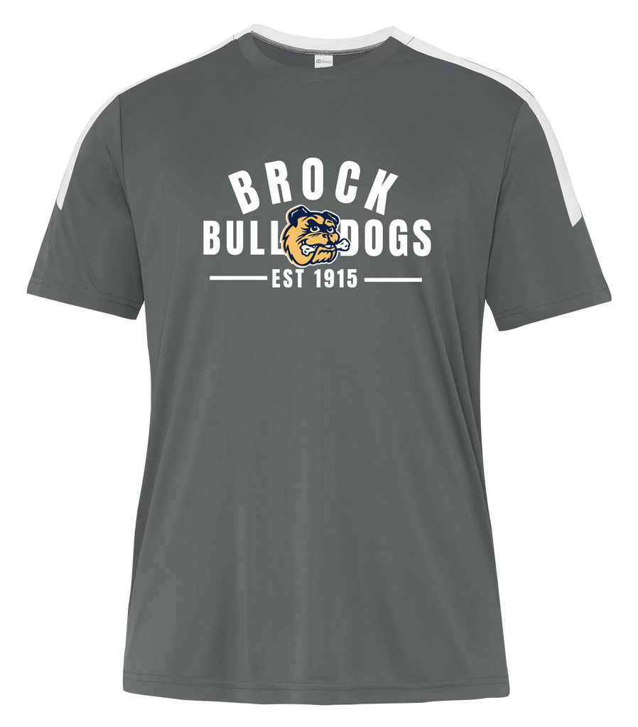 General Brock EST 1915 Adult Pro-Club T-Shirt with Printed Logo