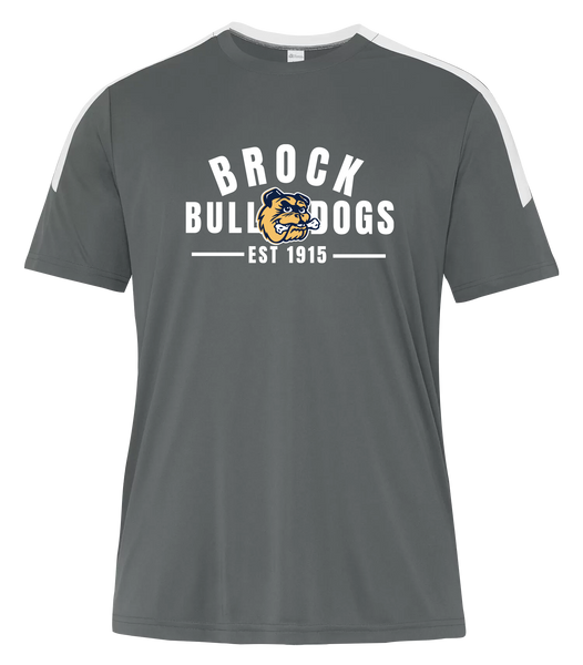General Brock EST 1915 Adult Pro-Club T-Shirt with Printed Logo