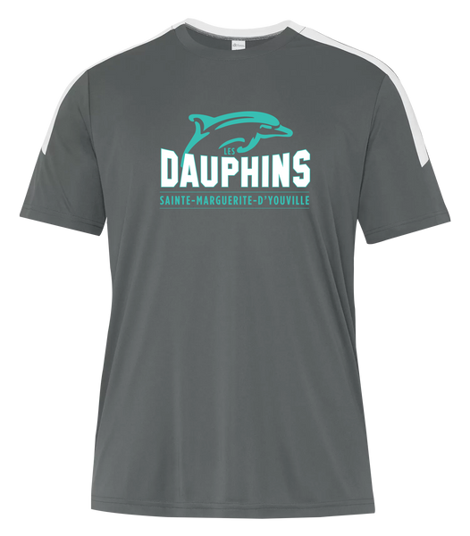 Dauphins Youth Pro-Club T-Shirt with Printed Logo