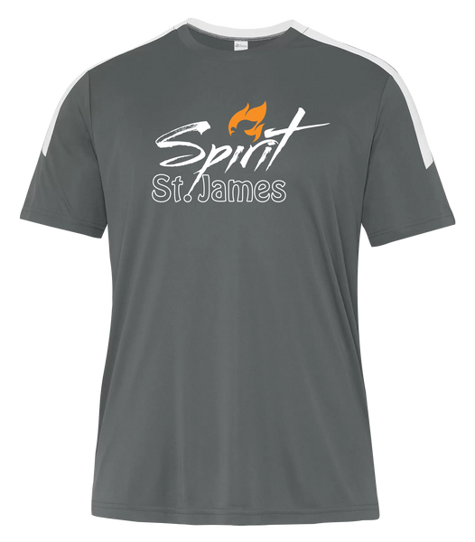 St. James Adult Pro-Club T-Shirt with Printed Logo