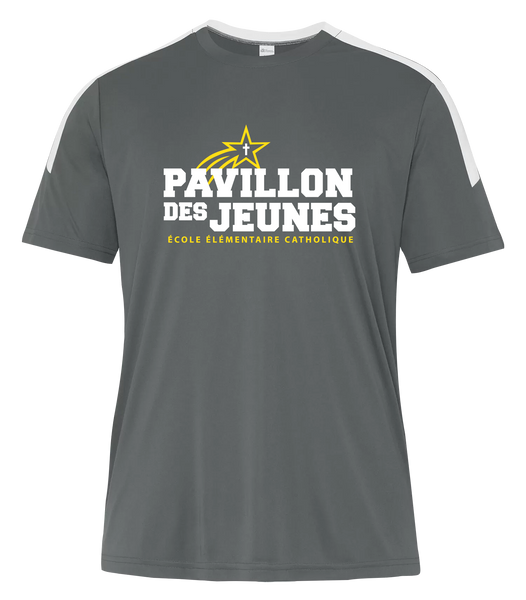 Pavillon Des Jeunes Youth Pro-Club T-Shirt with Printed Logo