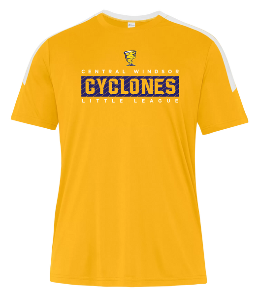 Cyclones Adult Pro-Club T-Shirt with Printed Logo