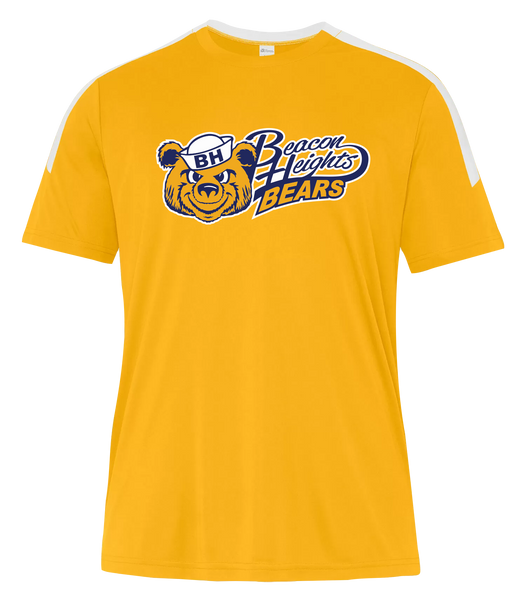 Beacon Heights Bears Youth Pro-Club T-Shirt with Printed Logo