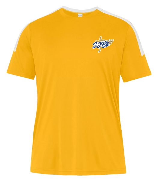 St. John the Baptist Staff Adult Pro-Club T-Shirt with Printed Logo