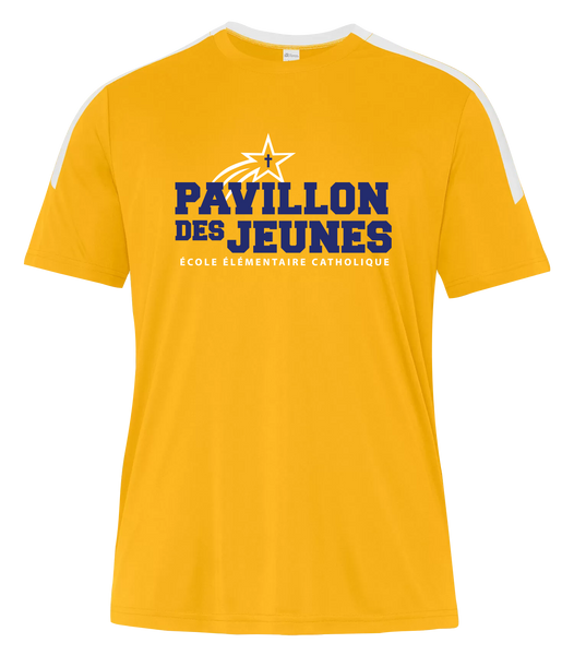 Pavillon Des Jeunes Youth Pro-Club T-Shirt with Printed Logo