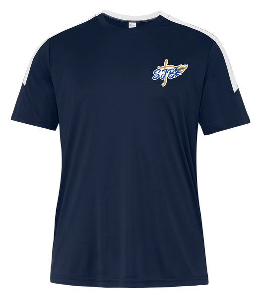 St. John the Baptist Staff Adult Pro-Club T-Shirt with Printed Logo