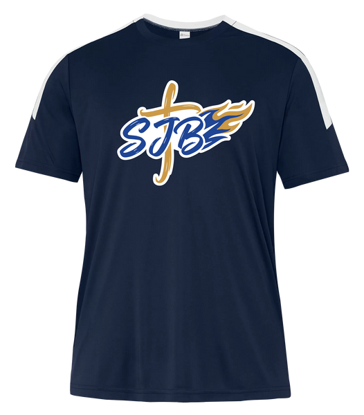St. John the Baptist Adult Pro-Club T-Shirt with Printed Logo