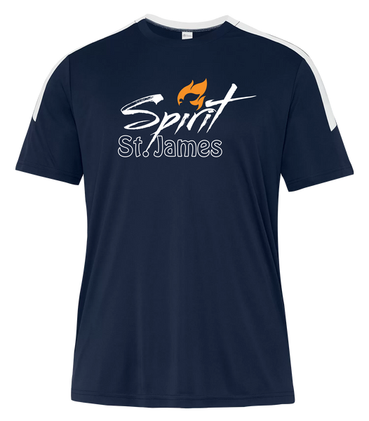 St. James Adult Pro-Club T-Shirt with Printed Logo