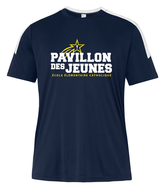 Pavillon Des Jeunes Youth Pro-Club T-Shirt with Printed Logo