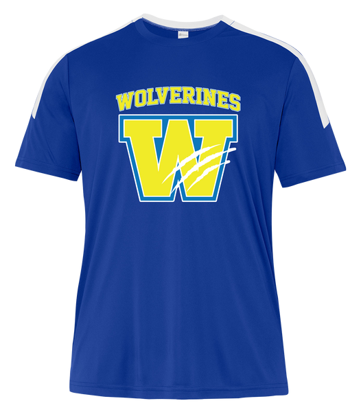 Wolverines Adult Pro-Club T-Shirt with Printed Logo