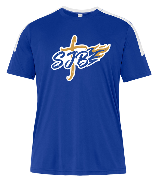 St. John the Baptist Adult Pro-Club T-Shirt with Printed Logo