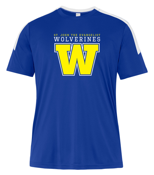 Wolverines Adult Pro-Club T-Shirt with Printed Logo