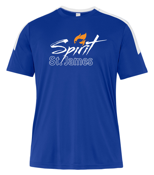 St. James Adult Pro-Club T-Shirt with Printed Logo