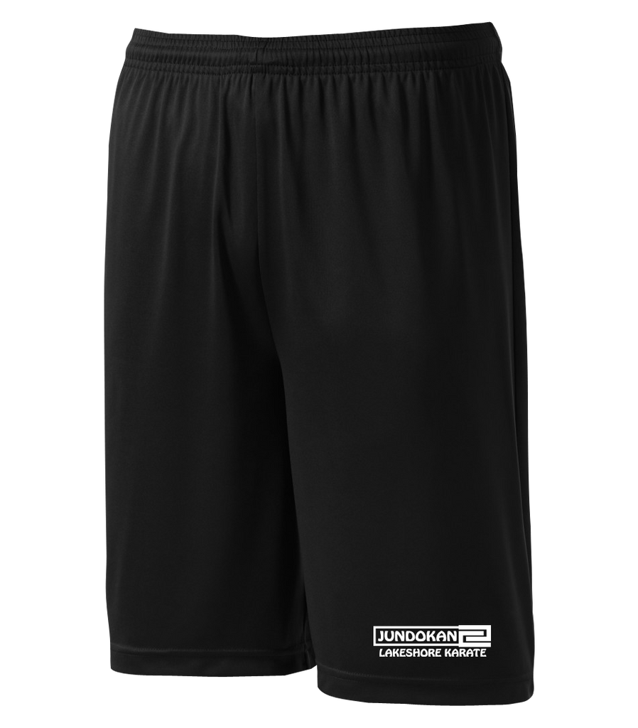 Lakeshore Karate Adult Practice Shorts with Printed Logo