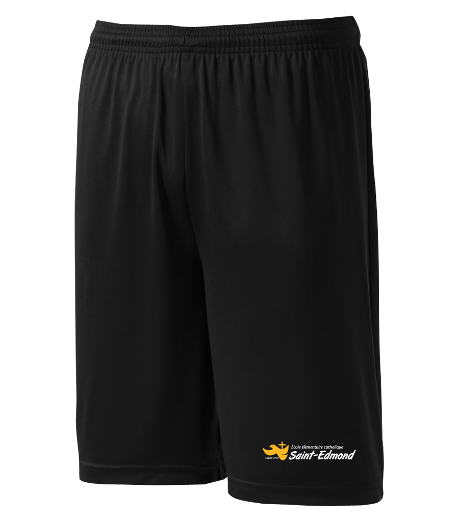 Saint-Edmond Adult Practice Shorts with Printed Logo