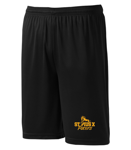 Pacers Adult Practice Shorts with Printed Logo