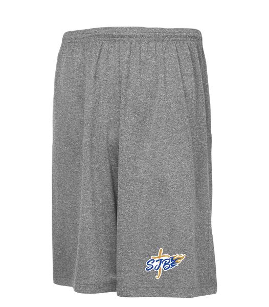 St. John the Baptist Adult Practice Shorts with Printed Logo