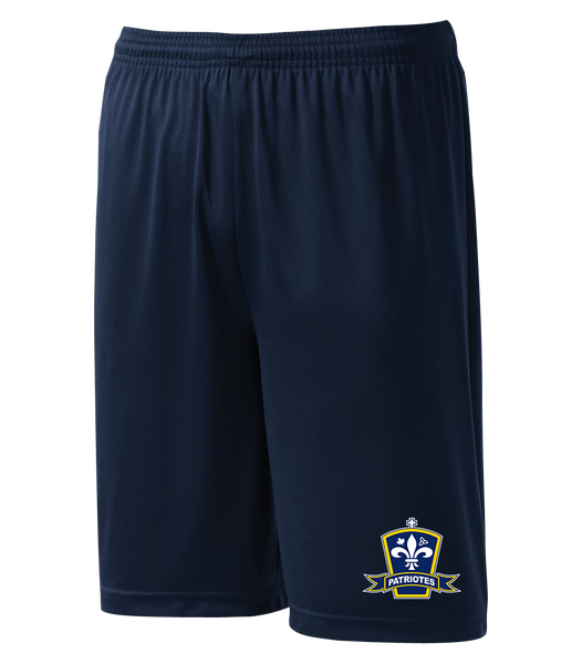 Patriotes Adult Practice Shorts with Printed Logo