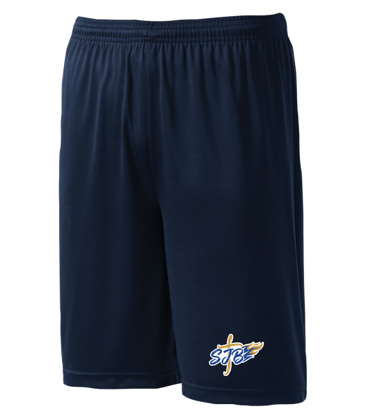 St. John the Baptist Youth Practice Shorts with Printed Logo