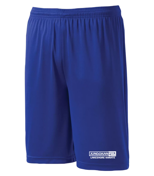 Lakeshore Karate Youth Practice Shorts with Printed Logo