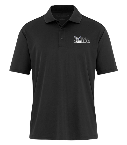 Lamothe-Cadillac Adult Snag Resistant Polo with Embroidered Logo