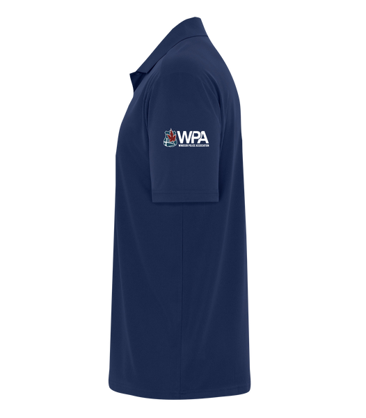 Windsor Police Association Adult Snag Resistant Polo with Embroidered Logo on Sleeve