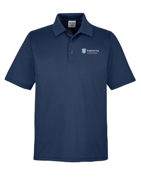 U of W Engineering Mens'  Zone Performance Polo Embroidered Logo