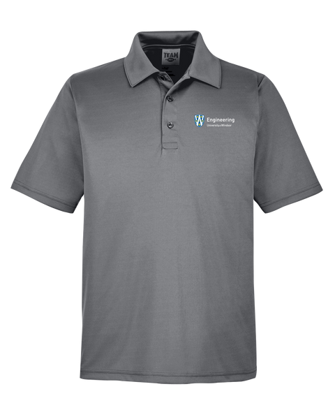 U of W Engineering Mens' Ladies' Zone Performance Polo Embroidered Logo