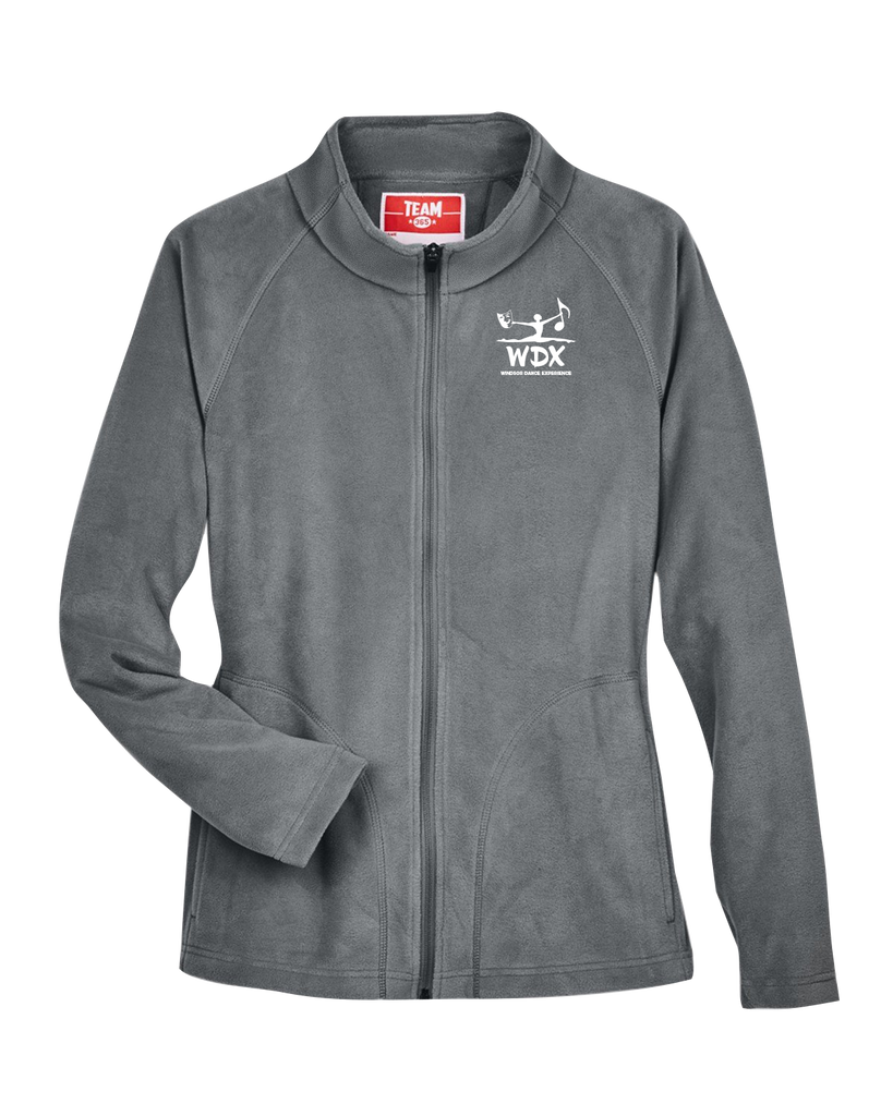 Fleece jacket 2025 embroidered logo