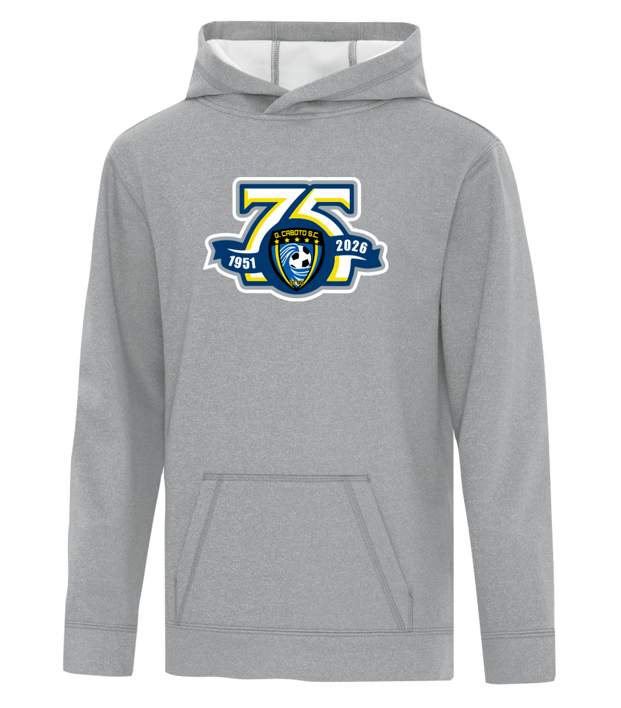 Caboto Soccer Club 75th Anniversary Youth Dri-Fit Hoodie with Printed Logo