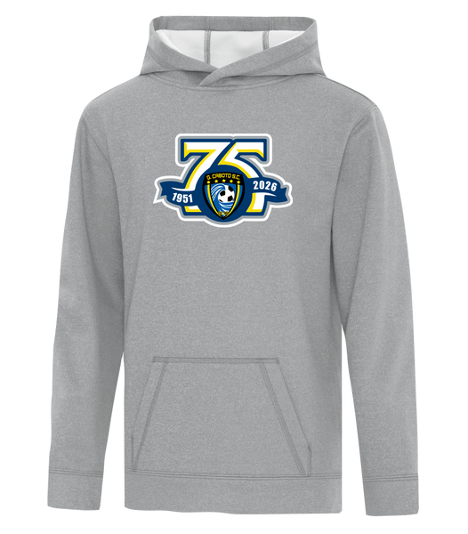 Caboto Soccer Club 75th Anniversary Youth Dri-Fit Hoodie with Printed Logo