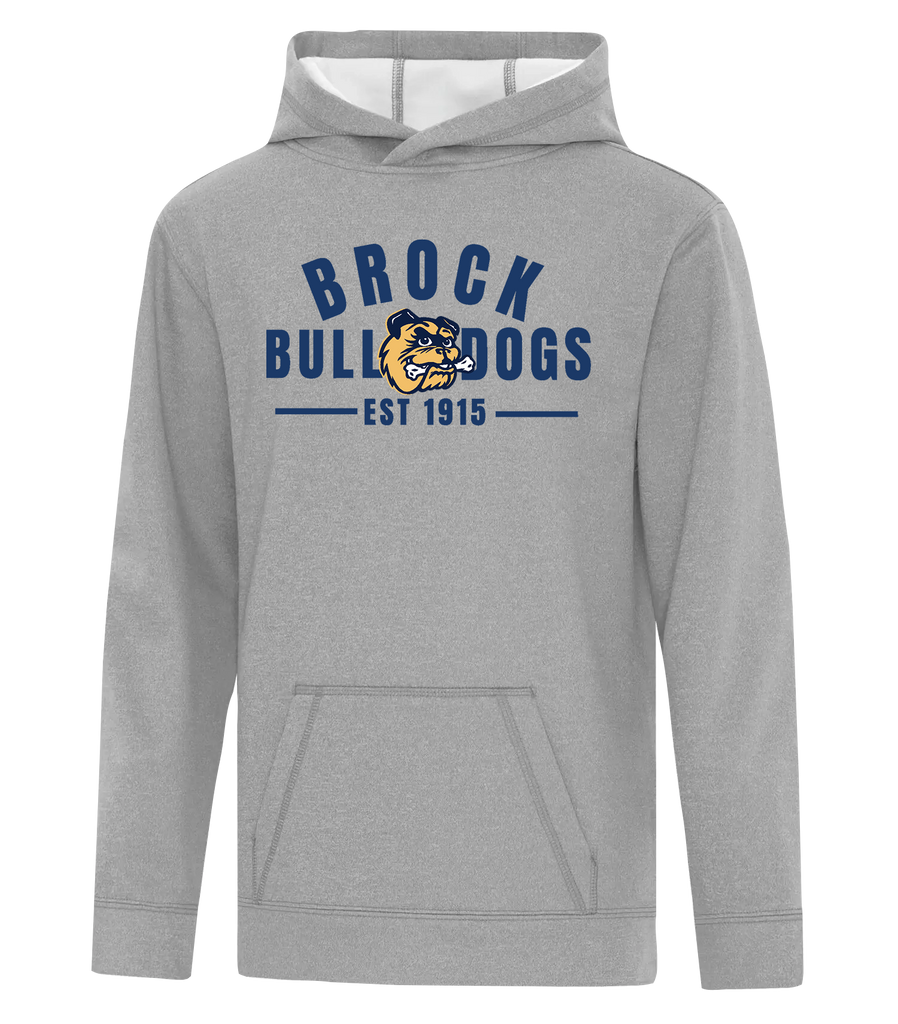 General Brock EST 1915 Youth Dri-Fit Hoodie With Printed Logo