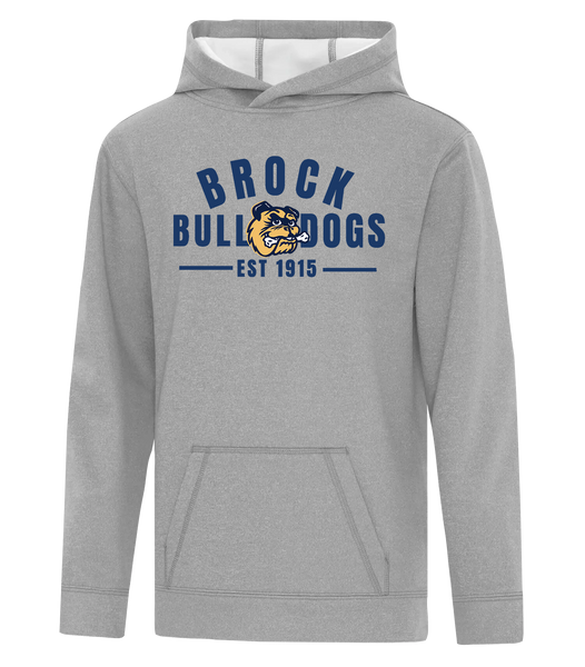 General Brock EST 1915 Youth Dri-Fit Hoodie With Printed Logo