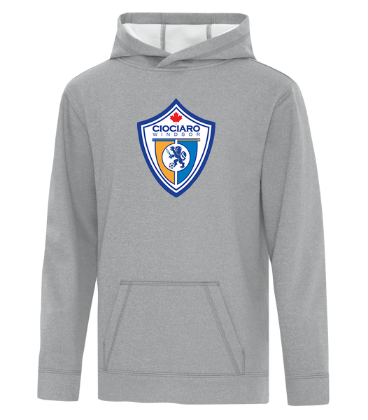 Ciociaro Soccer Crest Youth Dri-Fit Hoodie with Printed Logo