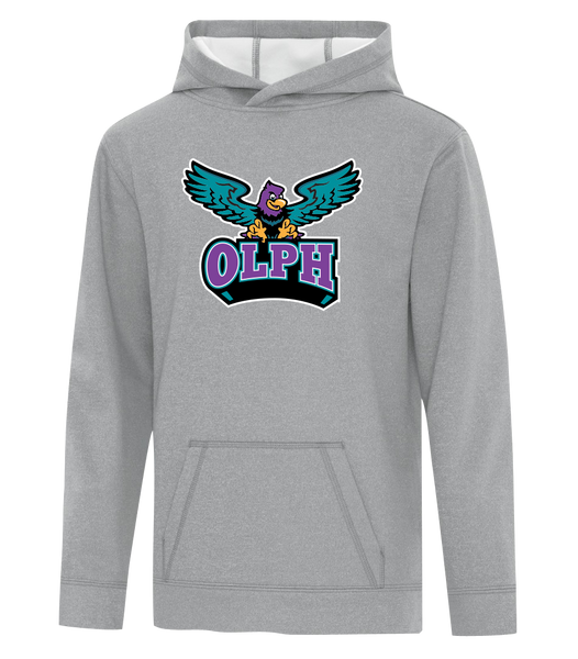 OLPH Youth Dri-Fit Hoodie With Printed Logo